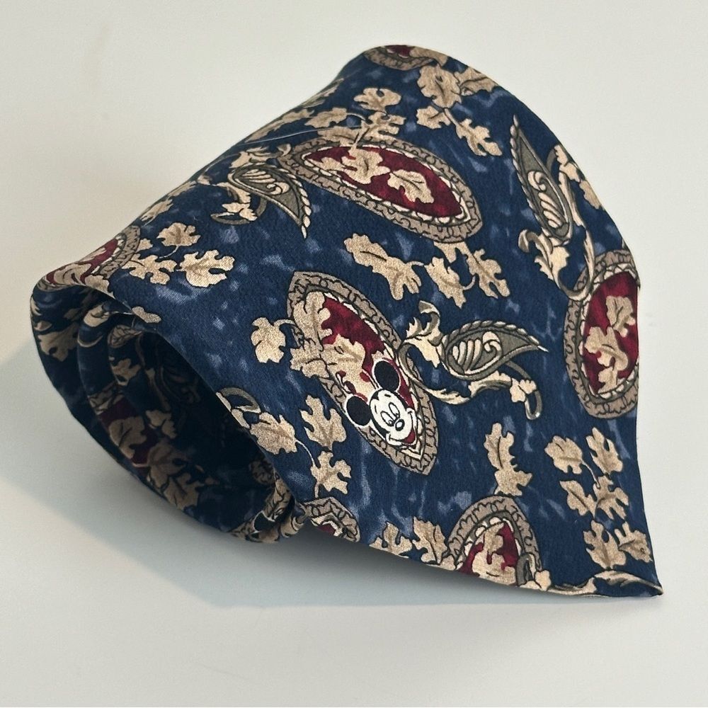 Vintage Walt Disney World Silk Mickey Mouse Tie